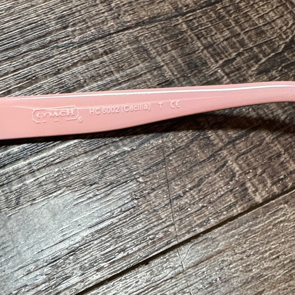 Coach Brown Sunglasses with Pink Accents main image 6